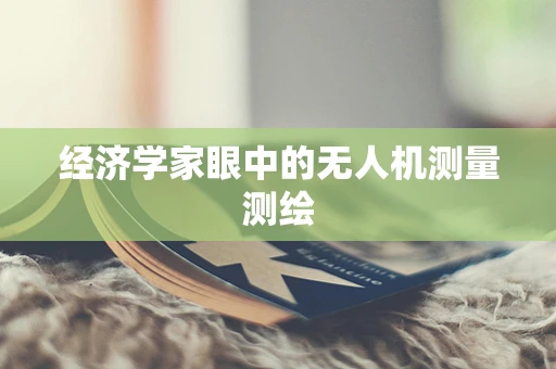经济学家眼中的无人机测量测绘