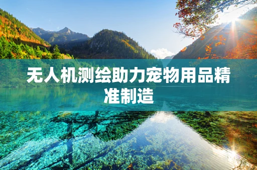 无人机测绘助力宠物用品精准制造