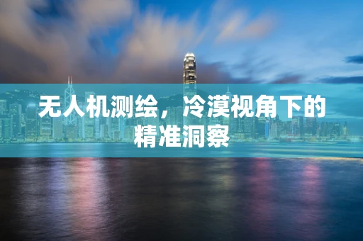 无人机测绘，冷漠视角下的精准洞察