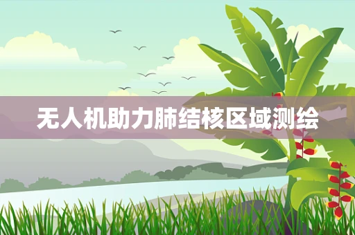 无人机助力肺结核区域测绘