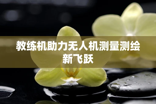 教练机助力无人机测量测绘新飞跃
