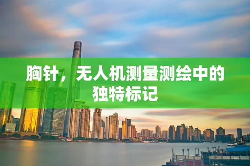 胸针，无人机测量测绘中的独特标记