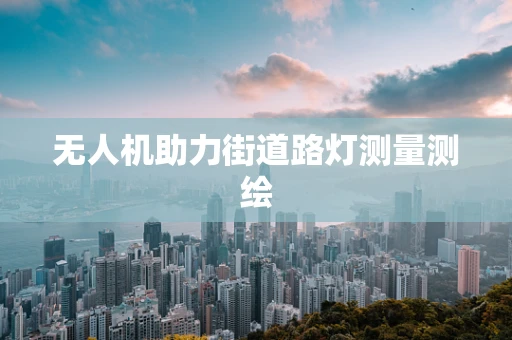 无人机助力街道路灯测量测绘