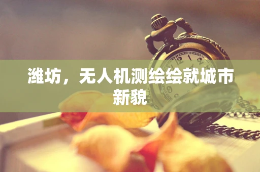 潍坊，无人机测绘绘就城市新貌