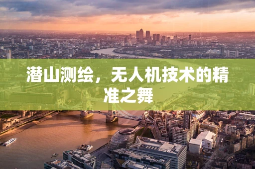 潜山测绘，无人机技术的精准之舞