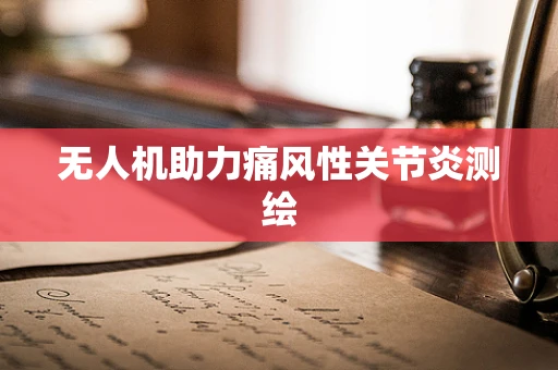 无人机助力痛风性关节炎测绘