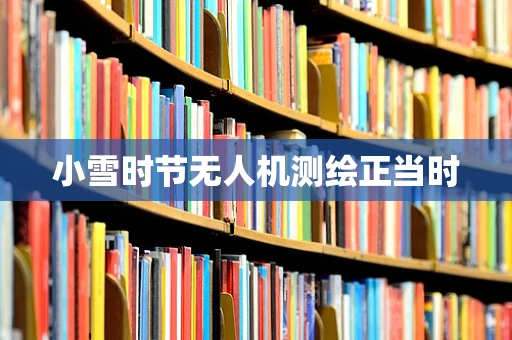 小雪时节无人机测绘正当时
