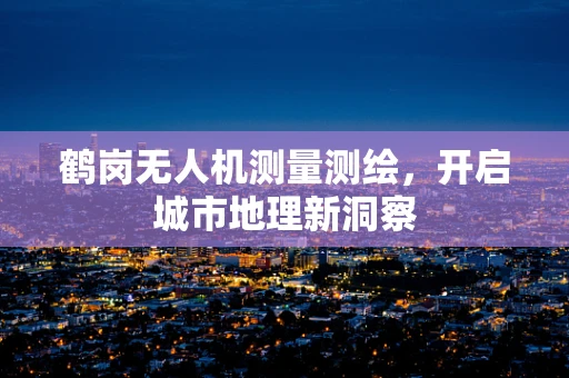 鹤岗无人机测量测绘，开启城市地理新洞察