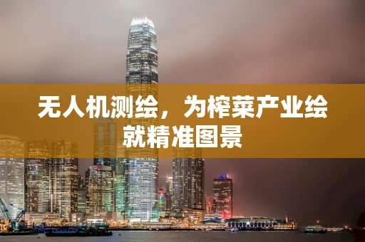 无人机测绘，为榨菜产业绘就精准图景
