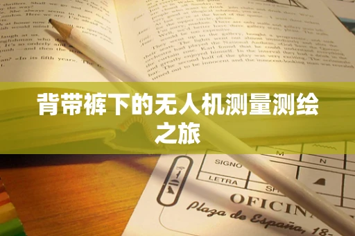 背带裤下的无人机测量测绘之旅