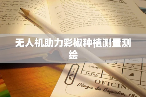 无人机助力彩椒种植测量测绘