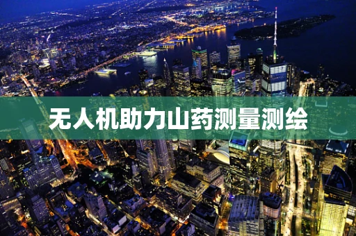 无人机助力山药测量测绘