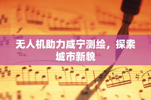 无人机助力咸宁测绘，探索城市新貌