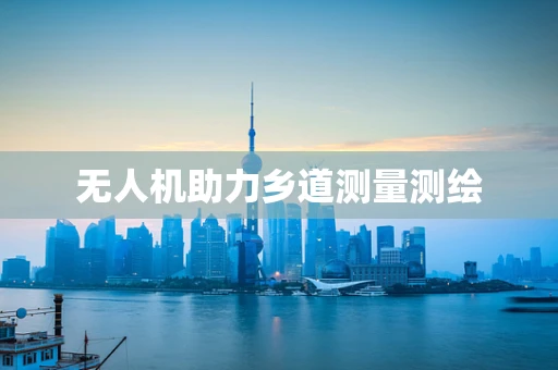 无人机助力乡道测量测绘