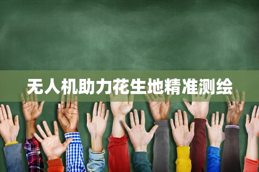 无人机助力花生地精准测绘