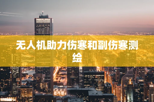 无人机助力伤寒和副伤寒测绘