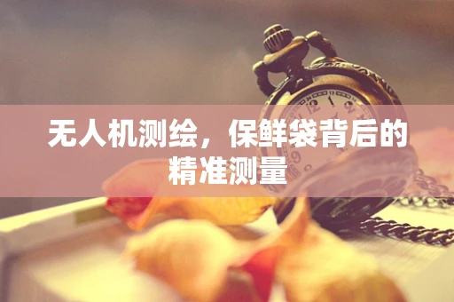 无人机测绘，保鲜袋背后的精准测量