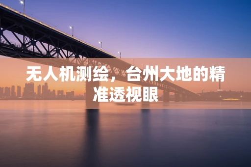 无人机测绘，台州大地的精准透视眼