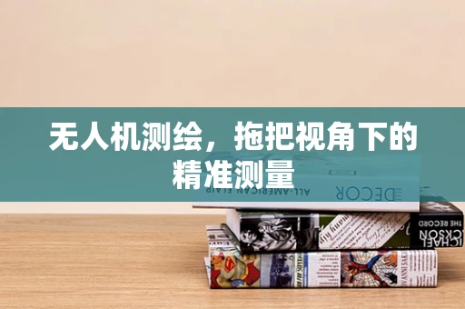 无人机测绘，拖把视角下的精准测量