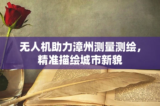 无人机助力漳州测量测绘，精准描绘城市新貌