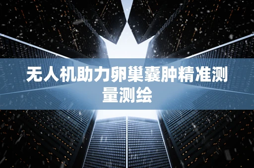 无人机助力卵巢囊肿精准测量测绘