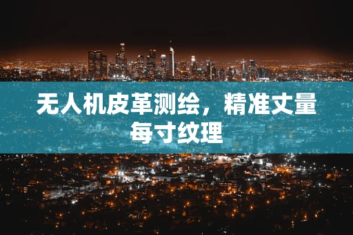 无人机皮革测绘，精准丈量每寸纹理