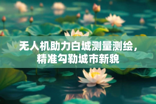 无人机助力白城测量测绘，精准勾勒城市新貌