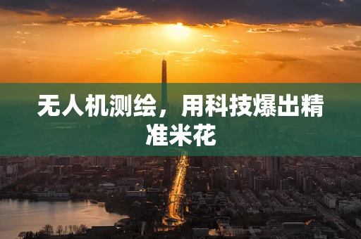 无人机测绘，用科技爆出精准米花