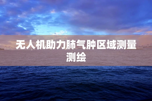 无人机助力肺气肿区域测量测绘