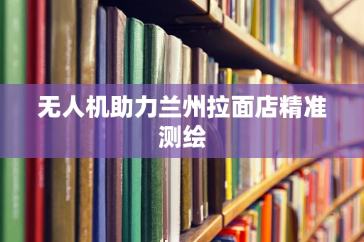 无人机助力兰州拉面店精准测绘