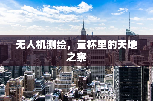 无人机测绘，量杯里的天地之察