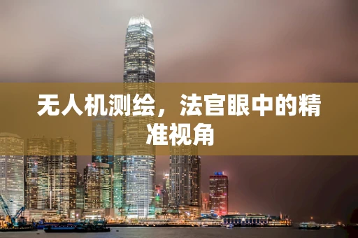 无人机测绘，法官眼中的精准视角