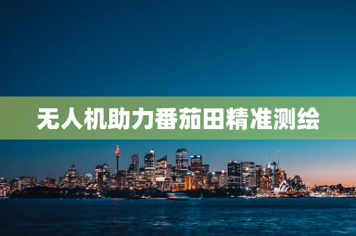 无人机助力番茄田精准测绘