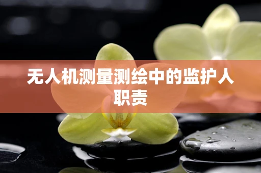 无人机测量测绘中的监护人职责