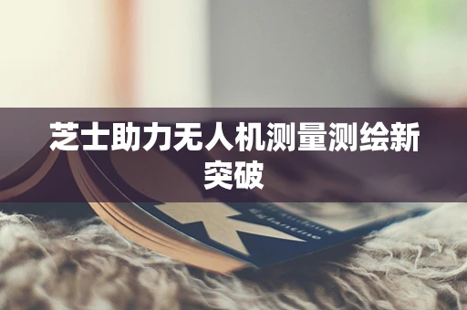 芝士助力无人机测量测绘新突破
