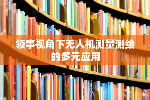领事视角下无人机测量测绘的多元应用