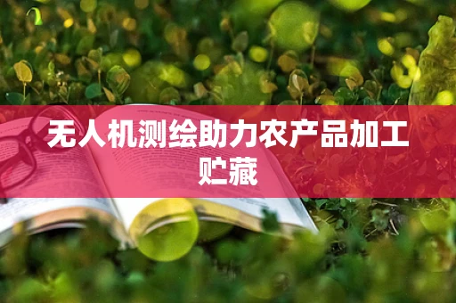 无人机测绘助力农产品加工贮藏