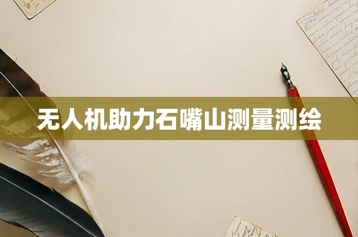 无人机助力石嘴山测量测绘