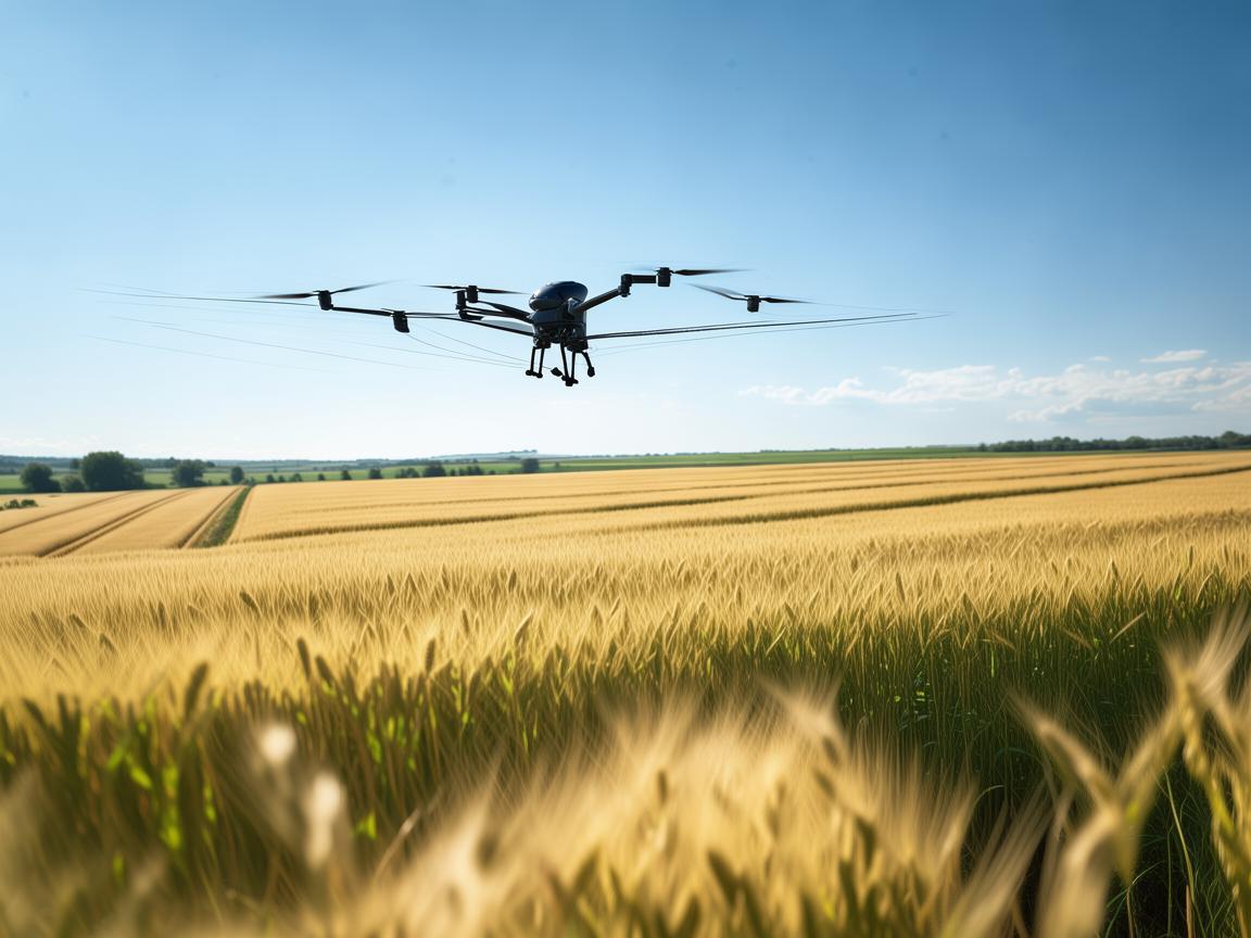 无人机助力大麦田精准测绘