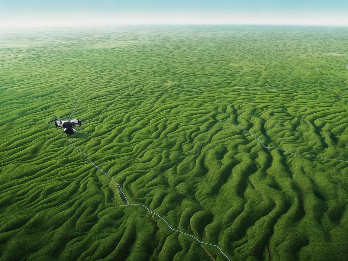 无人机助力草原测绘，精准勾勒大地脉络