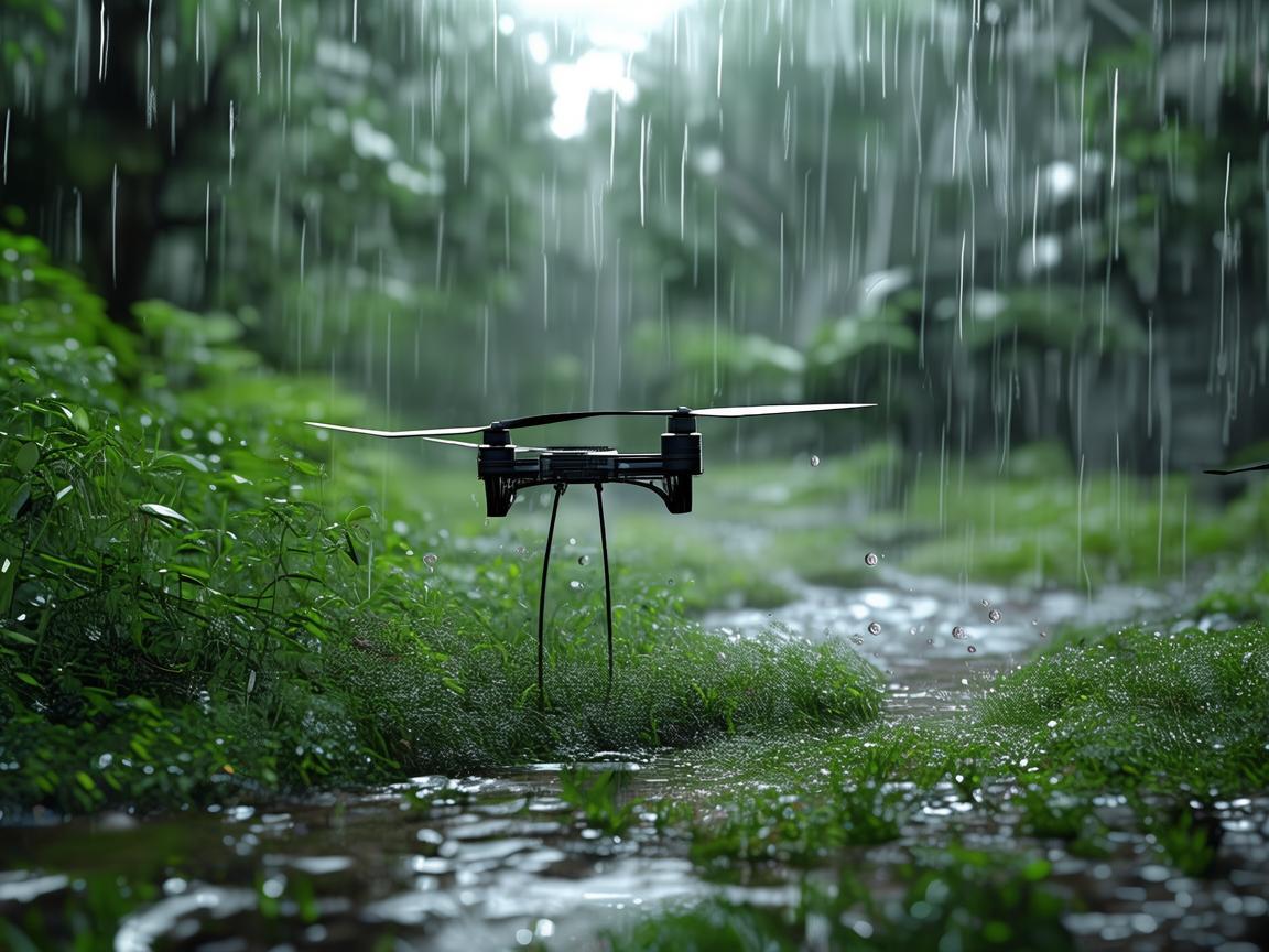 雨水影响下的无人机测量测绘
