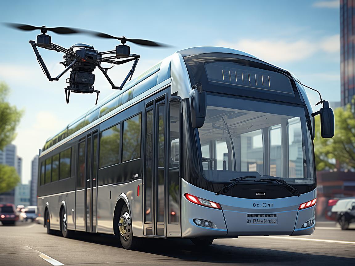 无人机助力无障碍公交车测绘