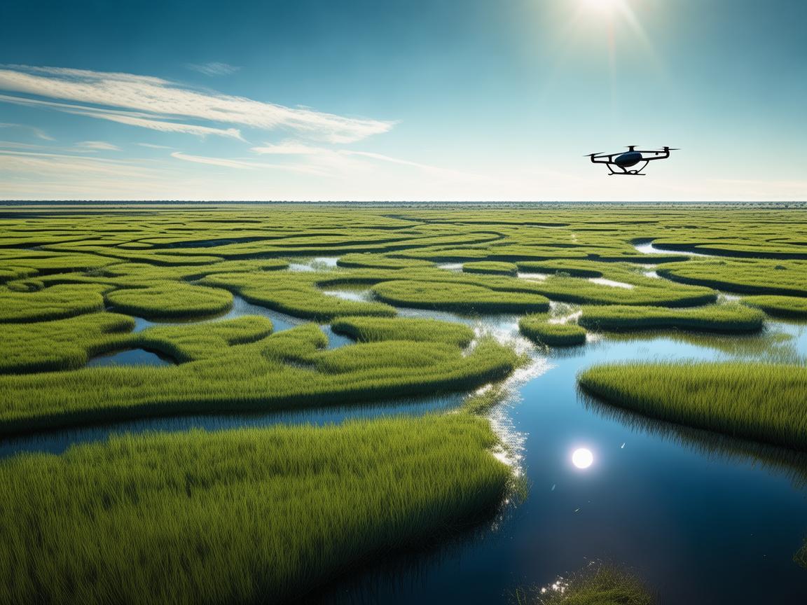 无人机助力沼泽观景台测绘