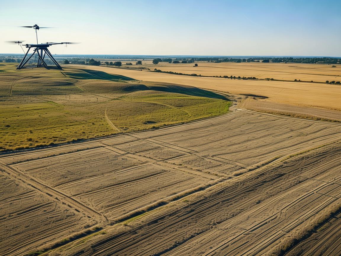无人机测绘，为地主精准丈量土地