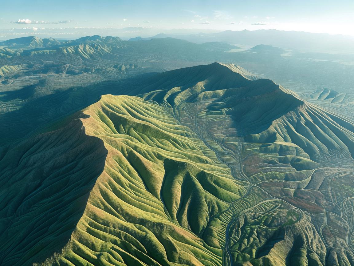 无人机测绘，发夹形状地貌的精准捕捉