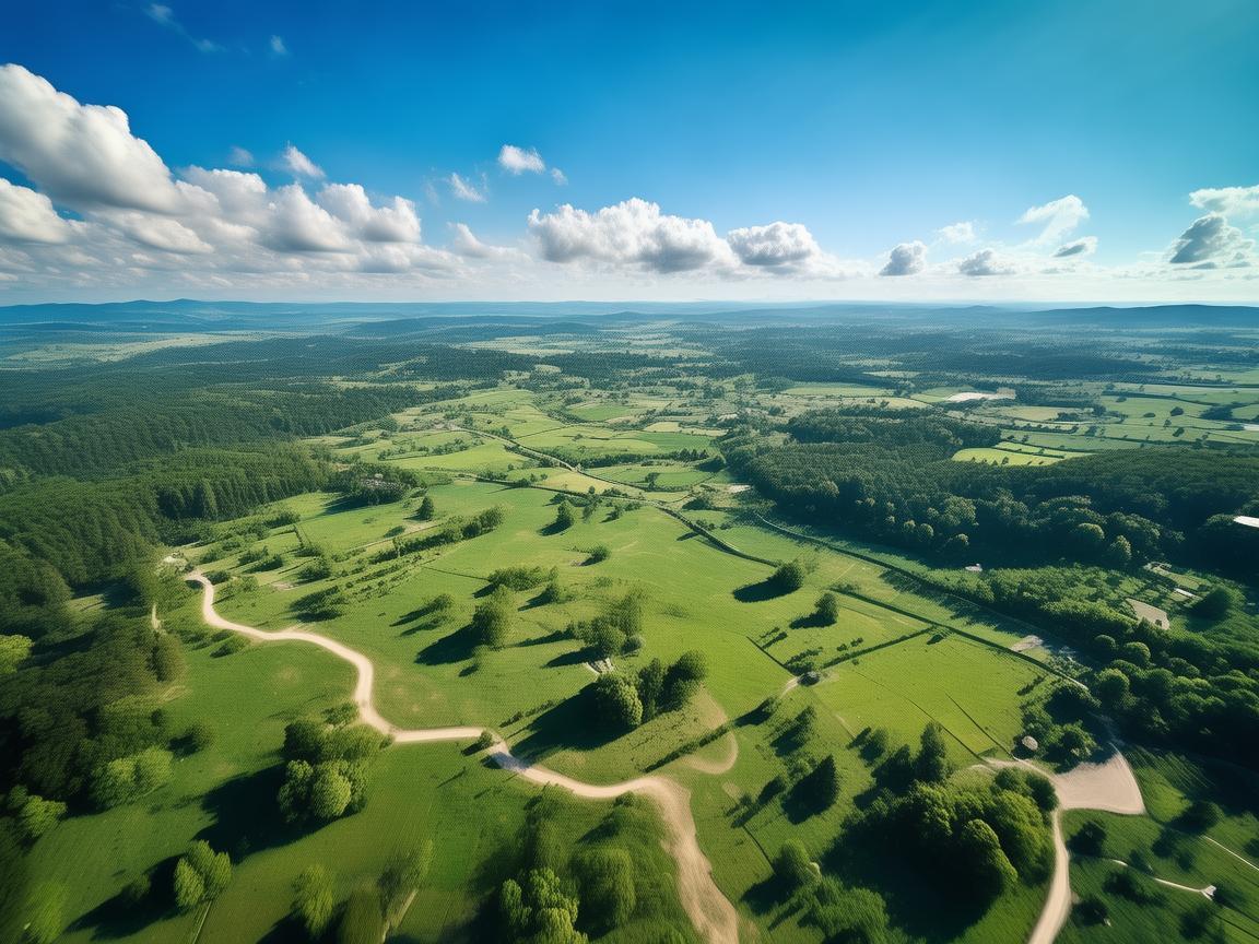 夏季无人机测绘，精准捕捉大地脉络