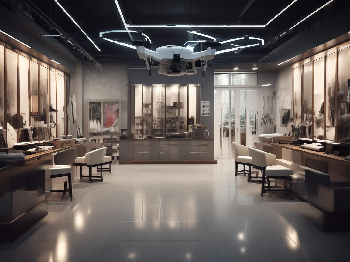 无人机助力美容店测量测绘，精准布局焕新颜