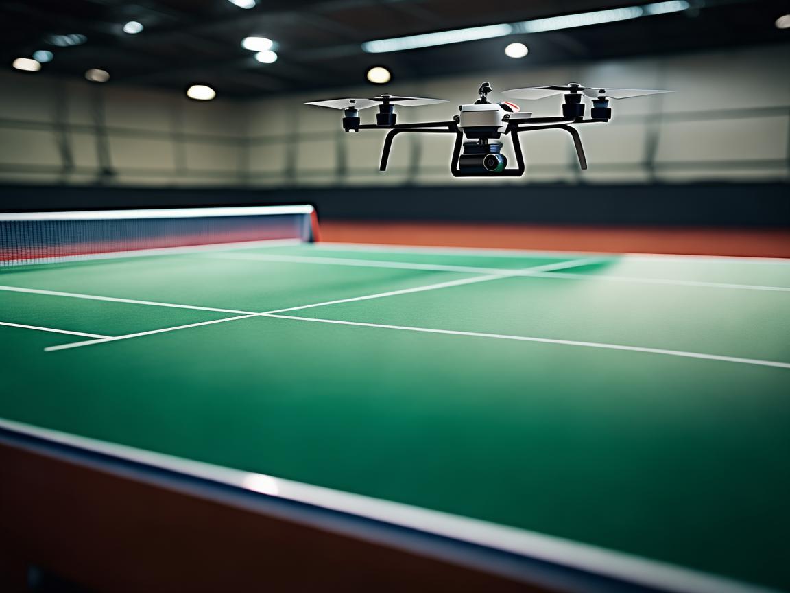 无人机助力桌球场地精准测绘