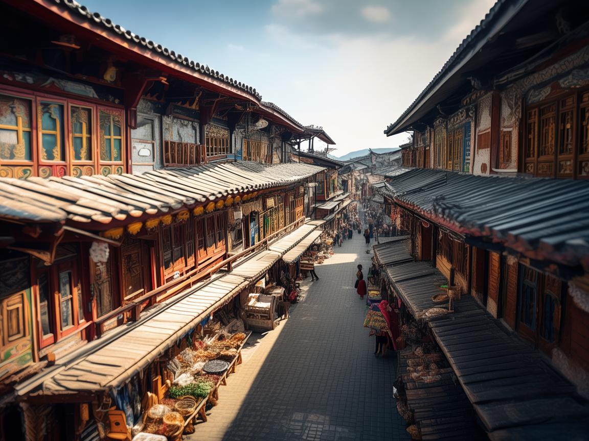 无人机测绘，文化街的独特视角