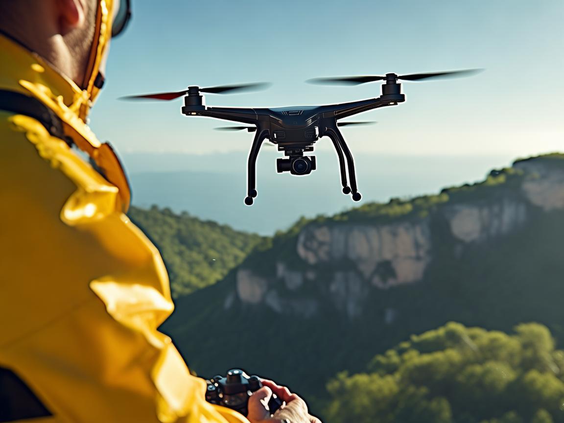 无人机测绘，防晒服下的精准探索